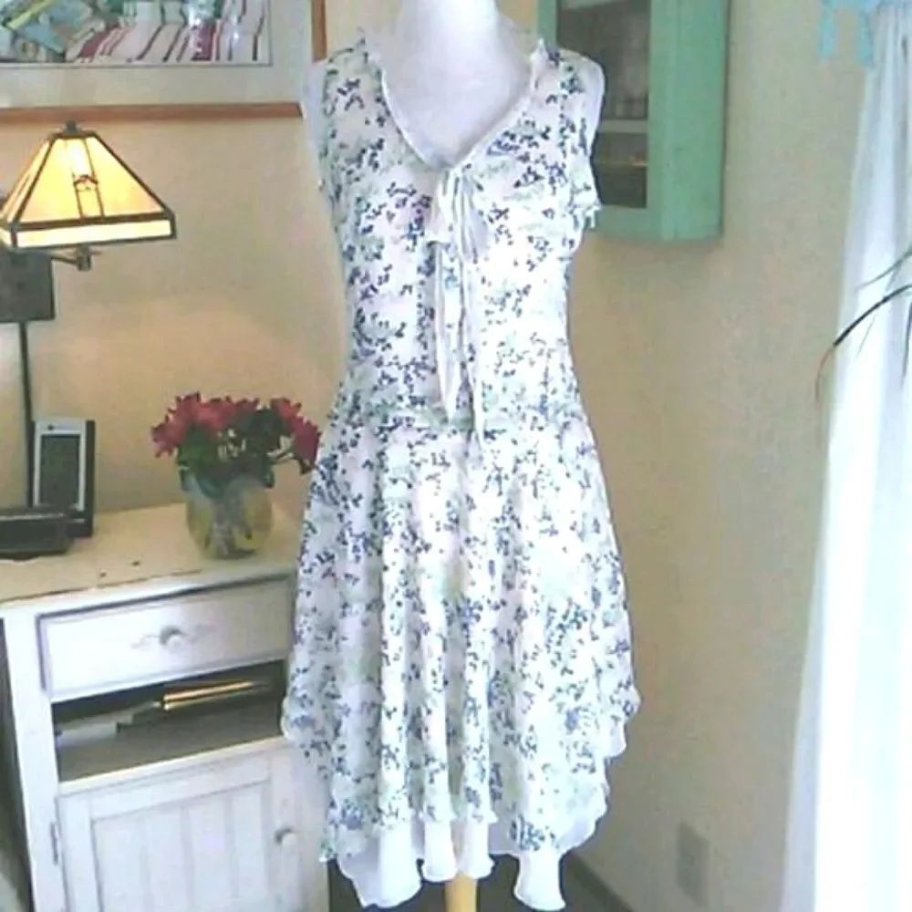 Theme Layered Asymmetrical Dress Cottagecore.  Fairycore. SOFT Girl
